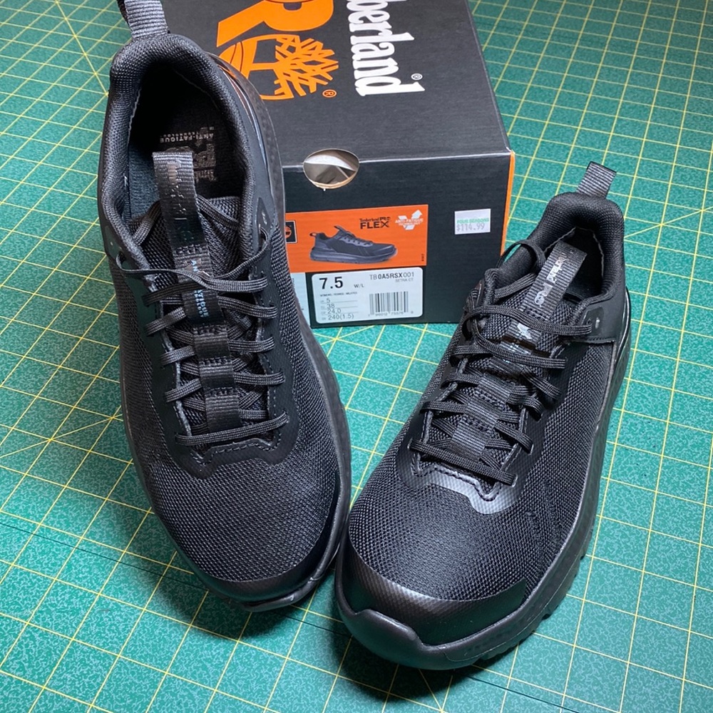 NWT Timberland ProSETRA composite safety toe work shoe boot 7.5 WIDE TB0A5RSX001